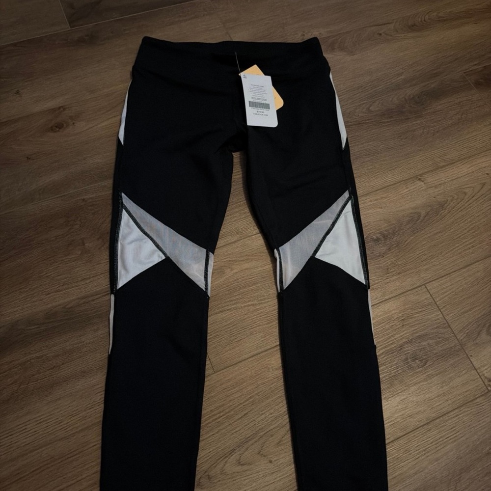 Fabletics Black Leggings with White Tag